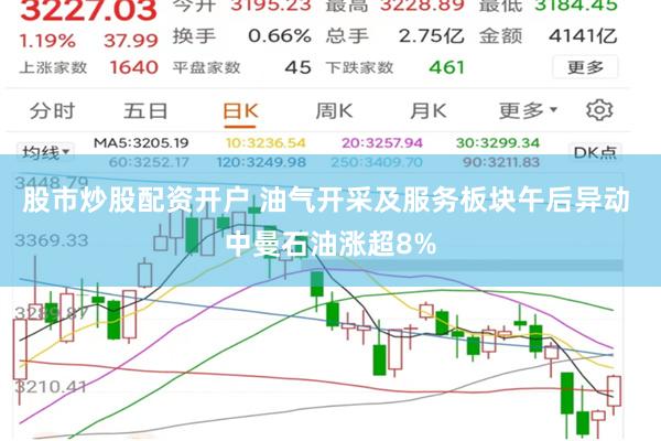 股市炒股配资开户 油气开采及服务板块午后异动 中曼石油涨超8%