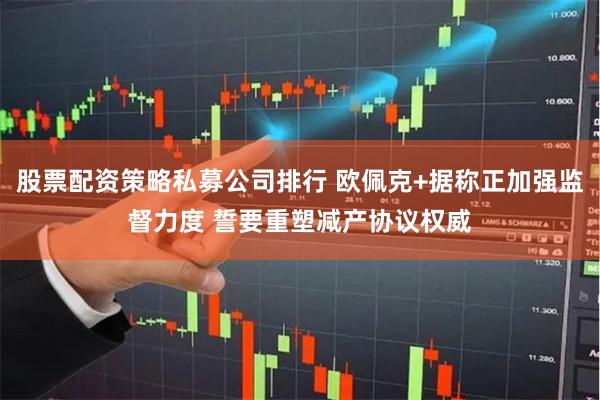 股票配资策略私募公司排行 欧佩克+据称正加强监督力度 誓要重塑减产协议权威